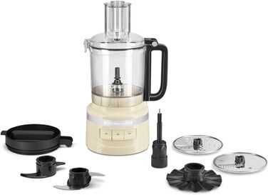 Кухонний комбайн KitchenAid 5KFP1319EAC Cream 2.1л: подрібнювач з регульованим диском, насадка-кубик, 400W