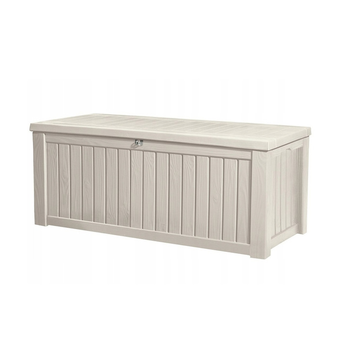 Садова скриня Keter Rockwood Storage Box 570 л, кремова
