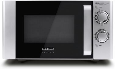 Мікрохвильова піч з грилем CASO MG 20 Ecostyle Ceramic, 20 л, керамічне дно, двоярусне приготування, сучасний дизайн