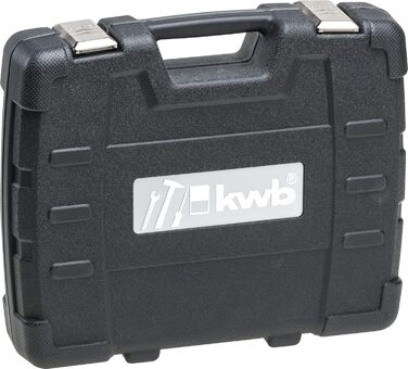 Набір інструментів kwb 42 предмети в кейсі: викрутки, біти, для дому та гаража - GS-сертифікований, міцний пластиковий кейс (червоний, синій, сірий)