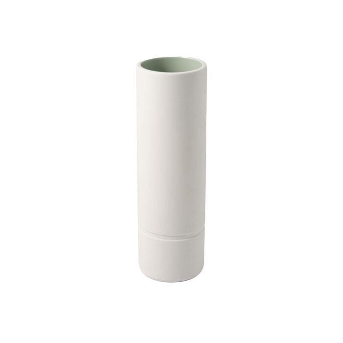 Ваза Like. by Villeroy & Boch it's my home Vase L Mineral, зелено-біла ваза з порцеляну для квіткових композицій