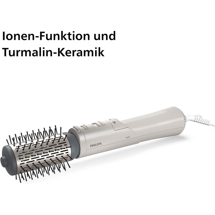 Philips AirStyler Serie 5000 BHA530/00: Фен-стайлер з 5 насадками (обертова щітка в комплекті)