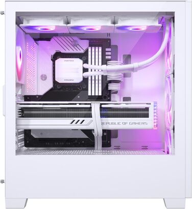 Комп'ютерний корпус Phanteks XT Pro Ultra з білим загартованим склом і D-RGB підсвіткою