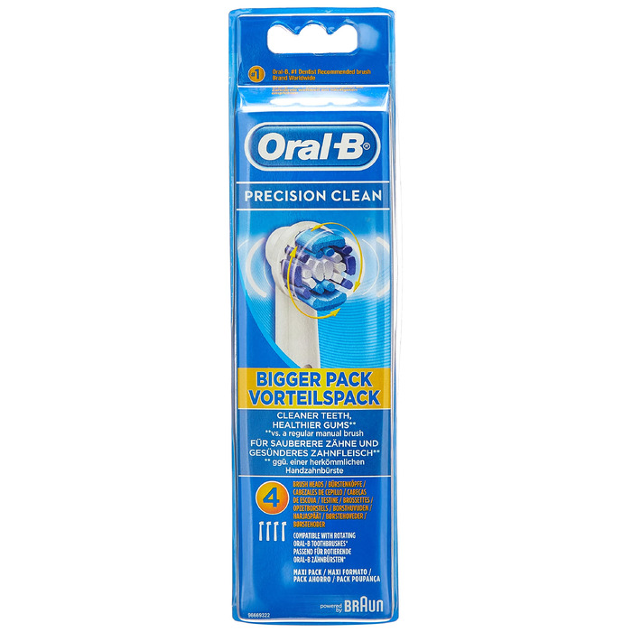 Смінні насадки для електричної зубної щітки Oral-B Precision Clean, 4 шт.