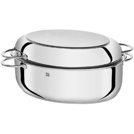 Жаровня з кришкою Zwilling Plus овальна 8,5 л 38х25 см сталь