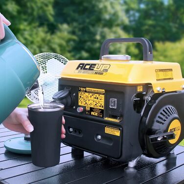 Генератор Aceup Energy Inverter 2000W: тихий бензиновий генератор з USB, 230V/12V, 19.8кг
