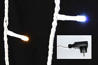 Світлодіодна гірлянда Gartenpirat 4,2 м 168 LED бурштинова, таймер, для вулиці та дому, новорічна ілюмінація