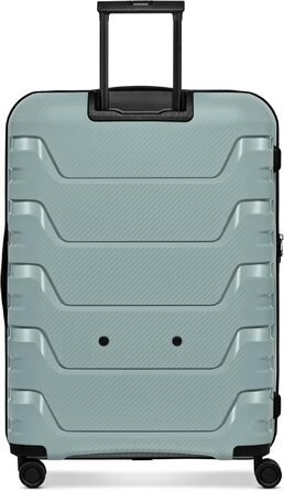 Валіза Smartbox Koffer M розширена 66 см, місткість 71–80 л, легкий дорожній тролей на 4 колесах з поліпропілену, TSA замок, м'ятний колір (Edition 01, L+)