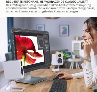 Підставки для акустики Kanto SE2 чорні, для моніторів 2-3 дюйми, висота 9.7 см, до 3.22 кг