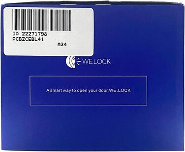 Електронний дверний замок WELOCK PCB01 з паролем, RFID-карткою та Bluetooth, водонепроникний, для дверей 50-100 мм