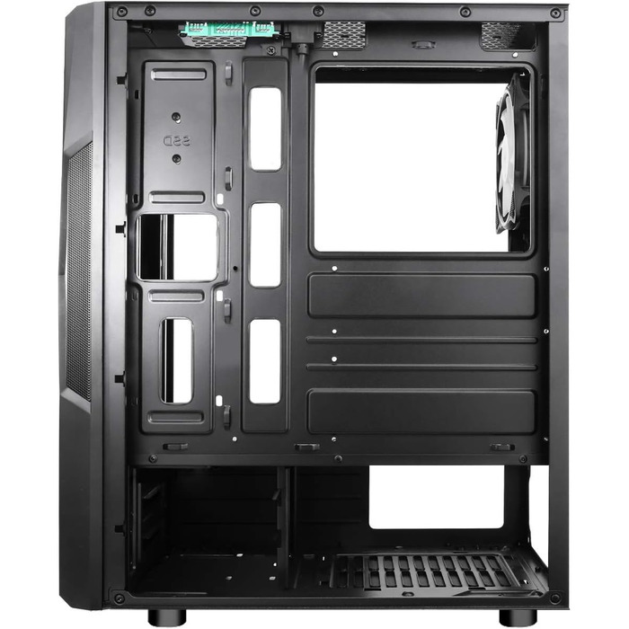 Корпус для ПК SPIRIT OF GAMER Clone III ARGB ATX/mATX/ITX, 4x120мм вентилятори, скляна бічна панель, металева сітка, сталь