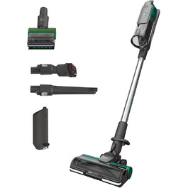 Бездротовий пилосос Hoover HF9 PET для шерсті тварин, 2 акумулятори, до 60 хв роботи, потужний, без мішка, LED-підсвітка, антизакручувальна насадка