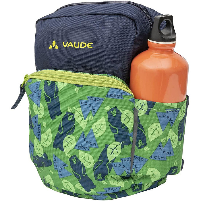 Дитячий рюкзак VAUDE Minnie 5 л для хлопчиків і дівчаток, зелено-синій, водонепроникний, з відділенням для речей і світловідбивачами, для походів та дитсадка