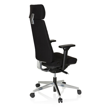 Офісне крісло MOVE-TEC PRO 3D, тканина, чорний колір / чорний колір, hjh OFFICE