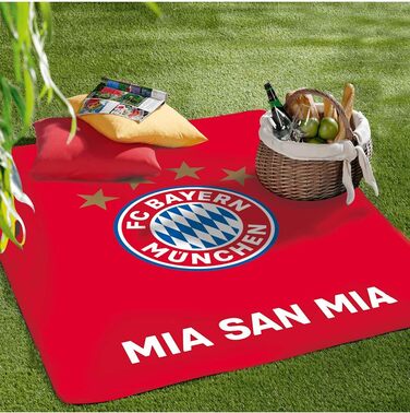 Пікнікова ковдра FC Bayern München 120x150 см, оригінальна
