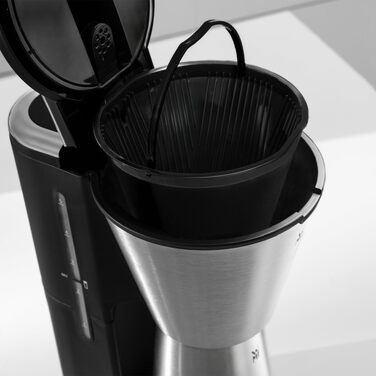 Кавоварка WMF Küchenminis Aroma для фільтр-кави 5 чашок, з термосом 350 мл, срібляста - таймер на 24 години, 760 Вт
