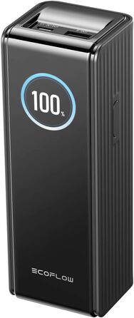 Powerbank EcoFlow Rapid 25000 mAh 170W з вбудованим кабелем, чорний