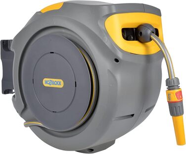 Шланг-котушка автоматична HOZELOCK Auto Reel 30 м з пістолетом, фітингами та кріпленням - 5 років гарантії