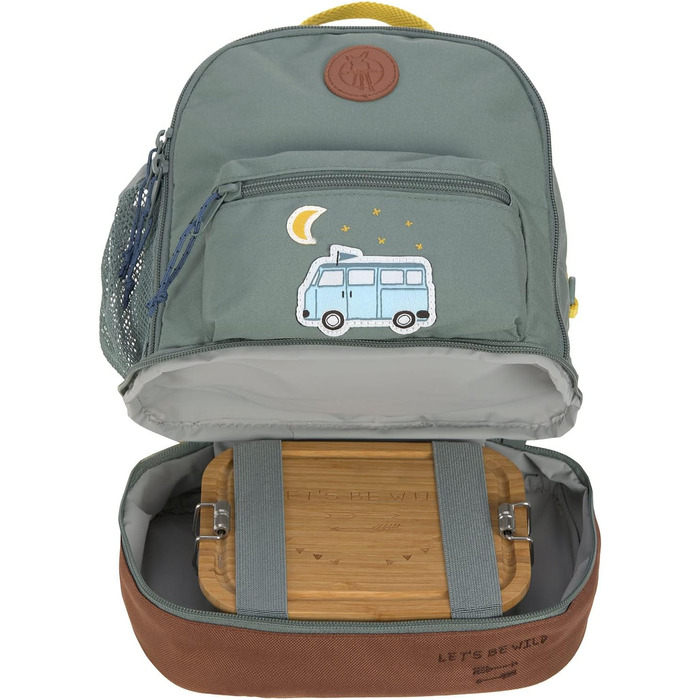 Дитячий рюкзак LÄSSIG з нагрудним ременем, для садочка, 27 см, 6 л, Adventure Bus, від 3 років
