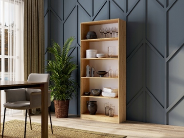 Стелаж TopEshop 80 x 30 x 182 см, дуб
