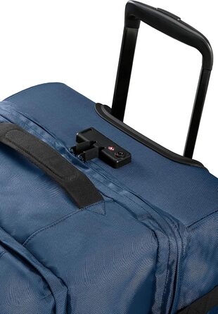 Валіза на 2 колесах American Tourister Urban Track Combat Navy L, 78.5 см, 116 л, синя дорожня сумка
