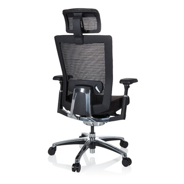 Крісло офісне NOVA PRO I ALU Тканина чорна hjh OFFICE