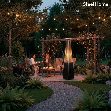 Обігрівач-парасоль Steelfence 227 см, 13 кВт