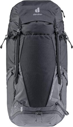Рюкзак Deuter Futura Pro 42 EL, 42 л, чорний/графіт, для трекінгу та походів, великий розмір