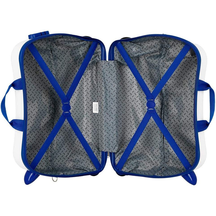Дитячий валізу Roll Road Little Me, жорсткий ABS, 50x38x20 см, 34 л, 2,1 кг, 4 колеса, з кодовим замком, різнокольоровий, ручна поклажа