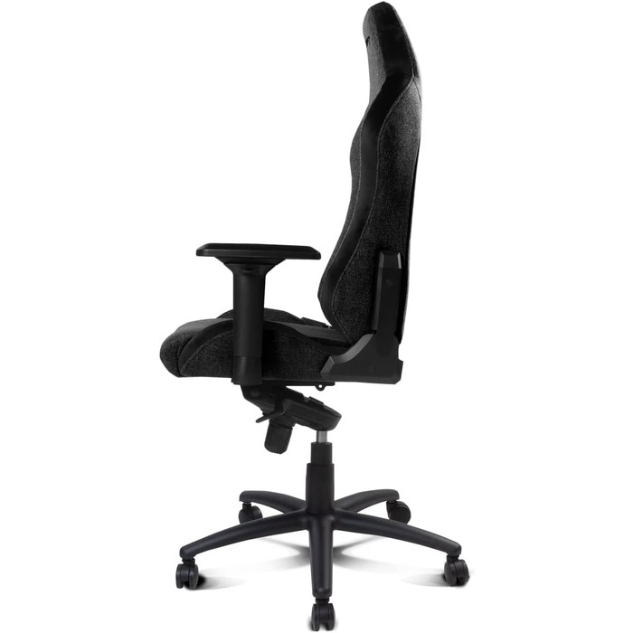 Ігрове крісло DRIFT GAMING DR275NIGHT, чорне, тканина з оксамитовим покриттям, 4D регульовані підлокітники, механізм «жаба», клас 4, обертове