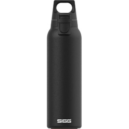 Термос-пляшка SIGG Hot & Cold One з ситечком, нержавіюча сталь 0,55 л, чорна, ізольована, герметична, BPA-free