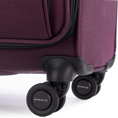 Чемодан Stratic Bendigo Light+ M, середній, баклажан, легкий