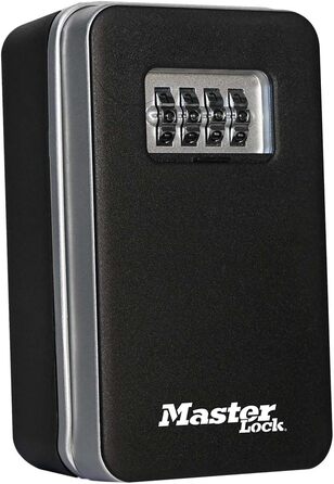 Ключниця Master Lock з кодовим замком для настінного монтажу, середнього розміру, вологозахищена для зовнішнього використання (комплект з кріпленням)