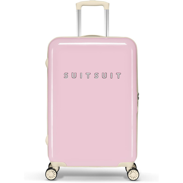 Валіза SUITSUIT Fabulous Fifties 66 см рожевий, середня, Pink Dust