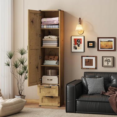 Стелаж Matkam 40 x 180 x 30 см, дуб артизан