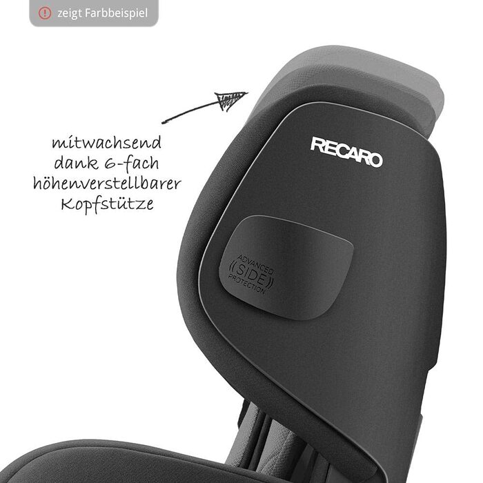Дитяче автокрісло RECARO Optiafix, червоне, ISOFIX