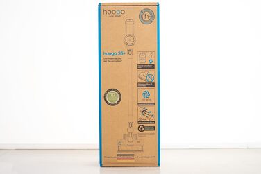 Бездротовий пилосос hoogo S5+ 3в1, 550Вт, 30000Па, без мішка, до 75 хв, для шерсті тварин, LED-підсвітка, ручний, з опцією мішка