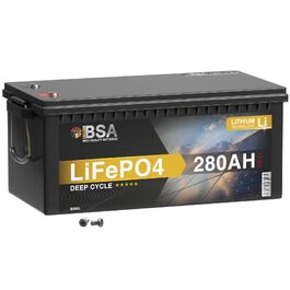 LiFePO4 акумулятор BSA Mini 12V 280Ah для кемперів, будинків на колесах та сонячних електростанцій