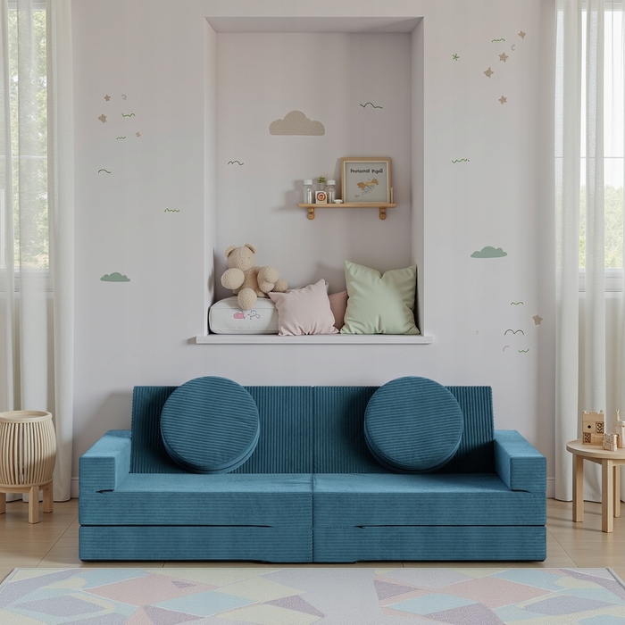 Диван FDM PLAYBOX 160 x 80 см, синій