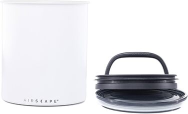 Контейнер для кави Airscape - 1,1 кг, герметичний, зберігає свіжість, білий