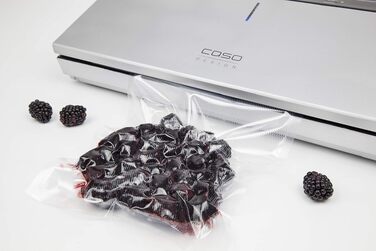 Вакууматор CASO GourmetVAC 480: професійний, подвійна запайка, насос 20 л/хв, регулювання потужності + 10 пакетів