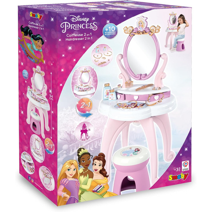 Дитячий ігровий набір Smoby Disney Princess Салон краси, перукарня