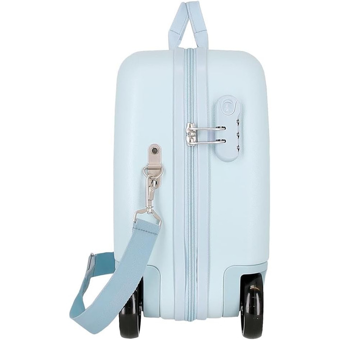 Дитяча валіза Disney Frozen Winter, 38 л, ABS, на 4 колесах, блакитна, 50x38x20 см, ручна поклажа