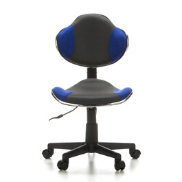Дитяче письмове крісло KIDDY GTI-2, оббивка тканина, сіро-блакитне, hjh OFFICE