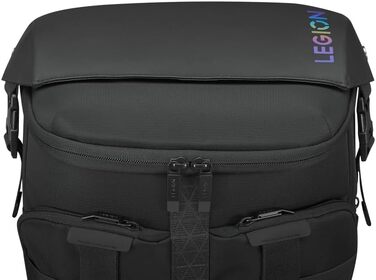 Ігровий рюкзак Lenovo Legion Gaming — захисний рюкзак для геймерів із протикрадіжним захистом та відділеннями для аксесуарів, чорний