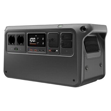 Портативна зарядна станція DJI Power 1000 V2 1024Wh 2600W, LiFePO4 акумулятор, швидка зарядка, сонячна панель, генератор для кемпінгу та дому