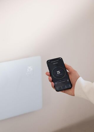 Електричний скляний конвектор CREATE/WARM CRYSTAL 2500W, Wi-Fi, тиха робота, чорний