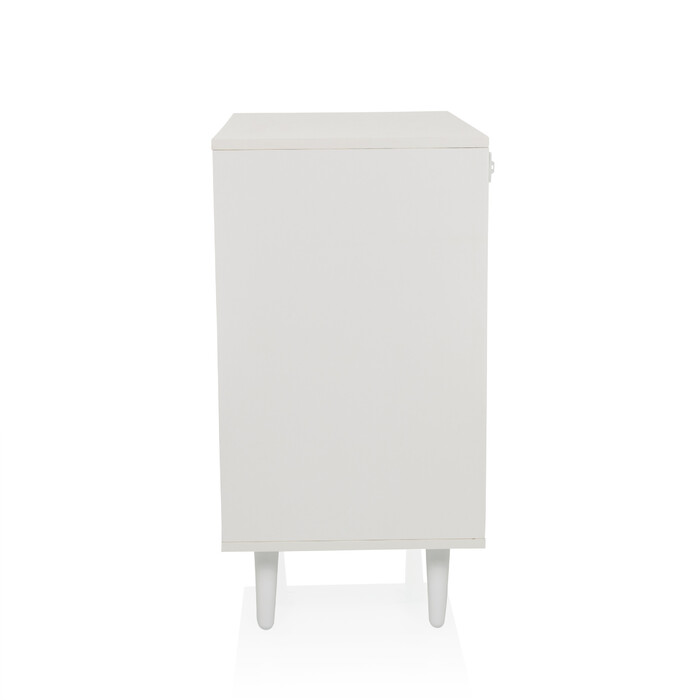 Сервант / комод LYKKJA 77x39,5x72 см 2 шухляди 2 двері білий hjh LIVING
