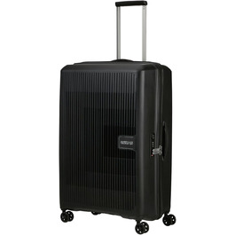 Валіза American Tourister Aerostep Spinner L, розширювана, 77 см, 101.5/109 л, чорна