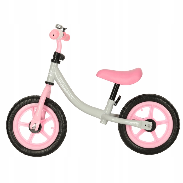 Беговел Trike Fix Balance, сіро-рожевий